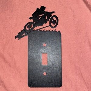 Motocross Dirt Bike light switch plate